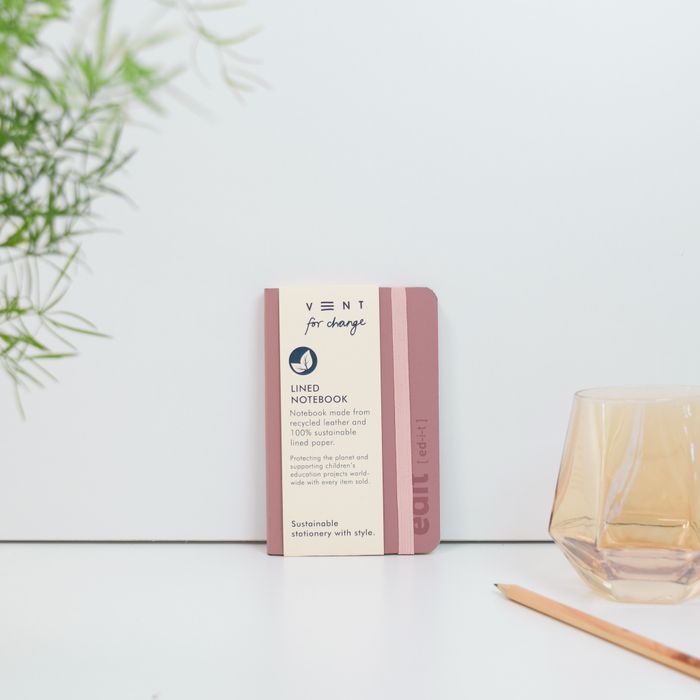 Luxury A6 Recycled Leather Notebooks