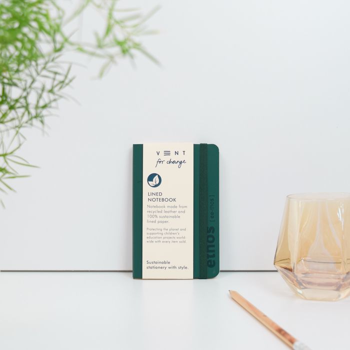 Luxury A6 Recycled Leather Notebooks