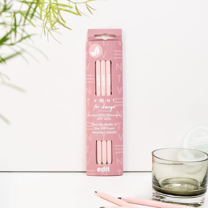 Luxury Set of 3 recycled pencils