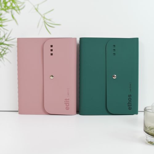Luxury recycled leather wire-bound Folios