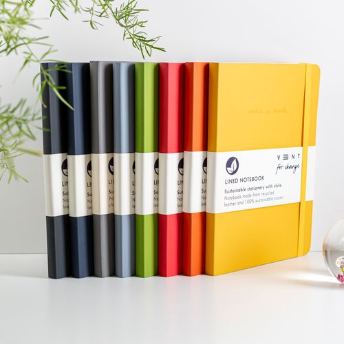 Make a Mark Recycled Leather A5 Notebooks