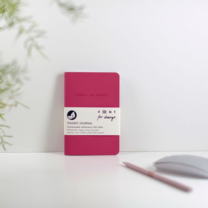 Make a Mark Recycled Leather A6 Notebooks