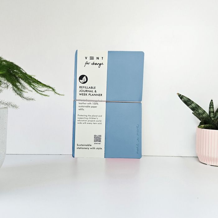 Make a Mark Recycled Leather Refillable Planners