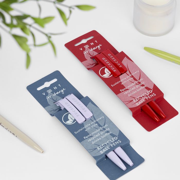 SUCSEED Set of 2 Recycled Pens