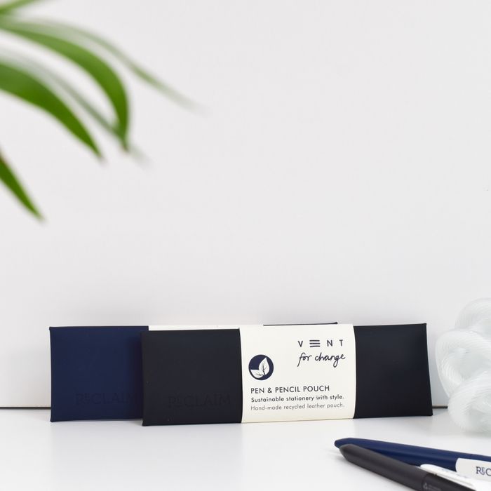 RECLAIM Handmade Recycled Leather Pen/Pencil Pouches