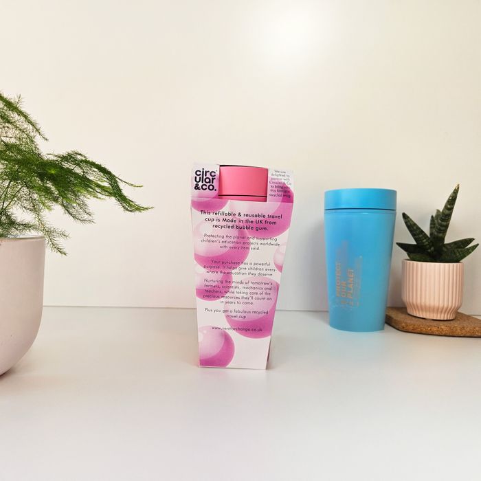 Recycled Bubble Gum Travel Cup