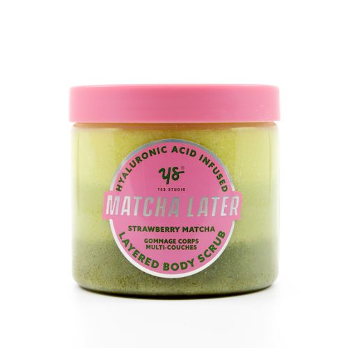 Yes Studio Layered Body Scrub - Strawberry Matcha