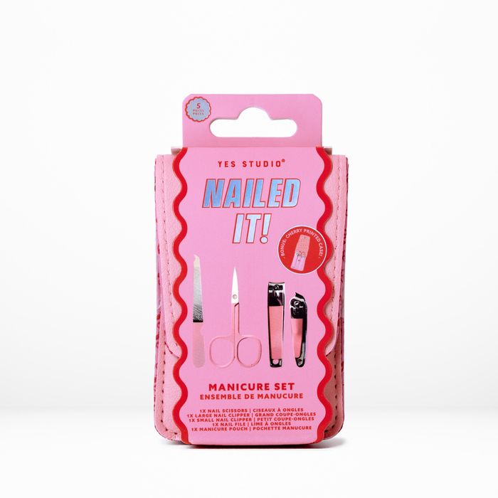 Yes Studio Cherry Print 5pc Manicure Set