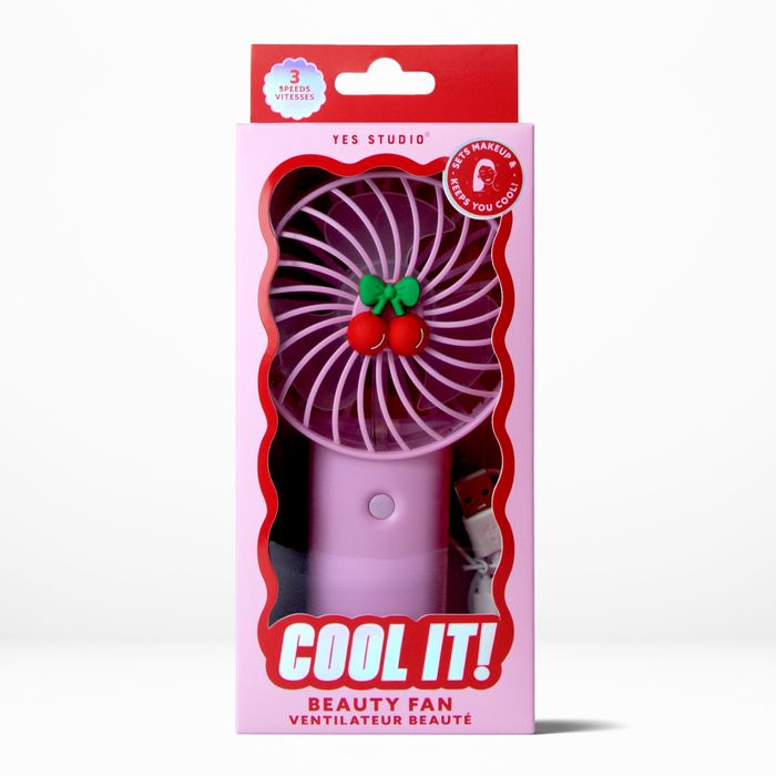 Yes Studio Beauty Fan Cherry Print