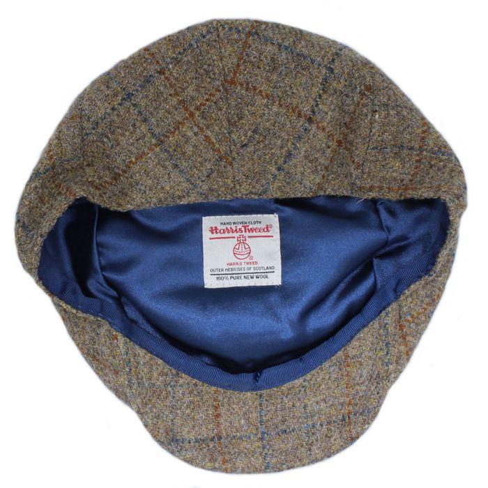 ZH014 Harris Tweed 'Highland' Flat Cap