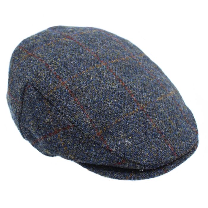 ZH014 Harris Tweed 'Highland' Flat Cap