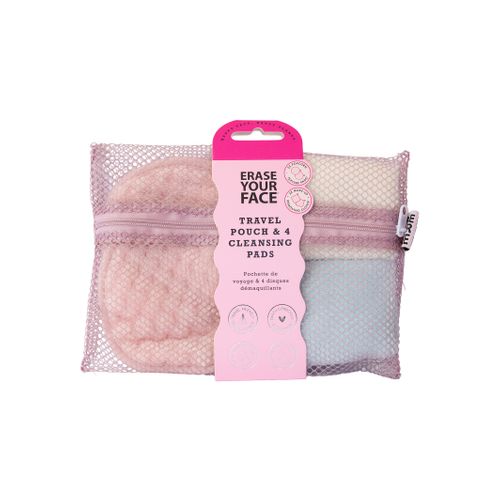 Erase Your Face Travel Pouch with Cloths 4pk