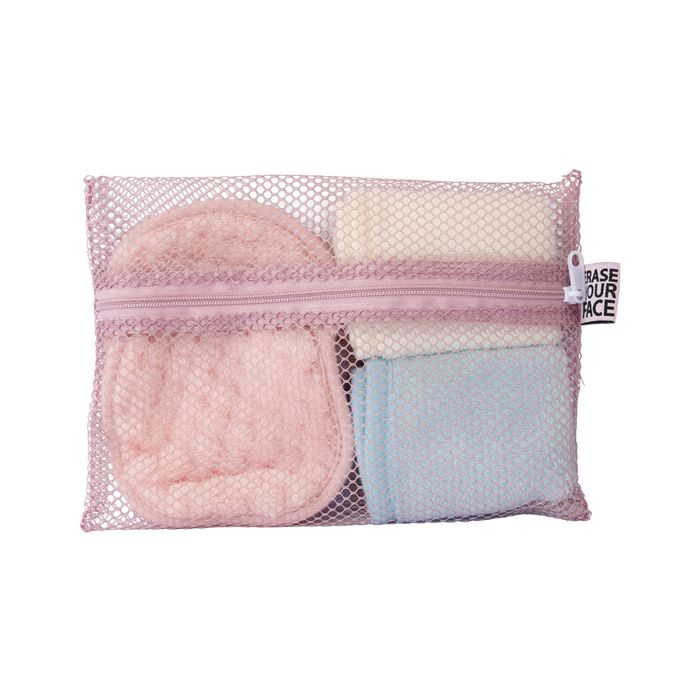 Erase Your Face Travel Pouch with Cloths 4pk