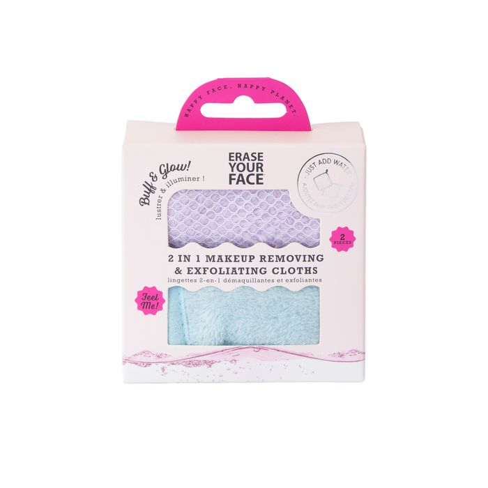 Erase Your Face Exfoliating Towel - Buff & Glow