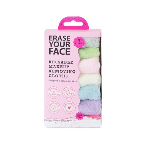 7 Days of Beauty Makeup Removing Cloths - Pastel