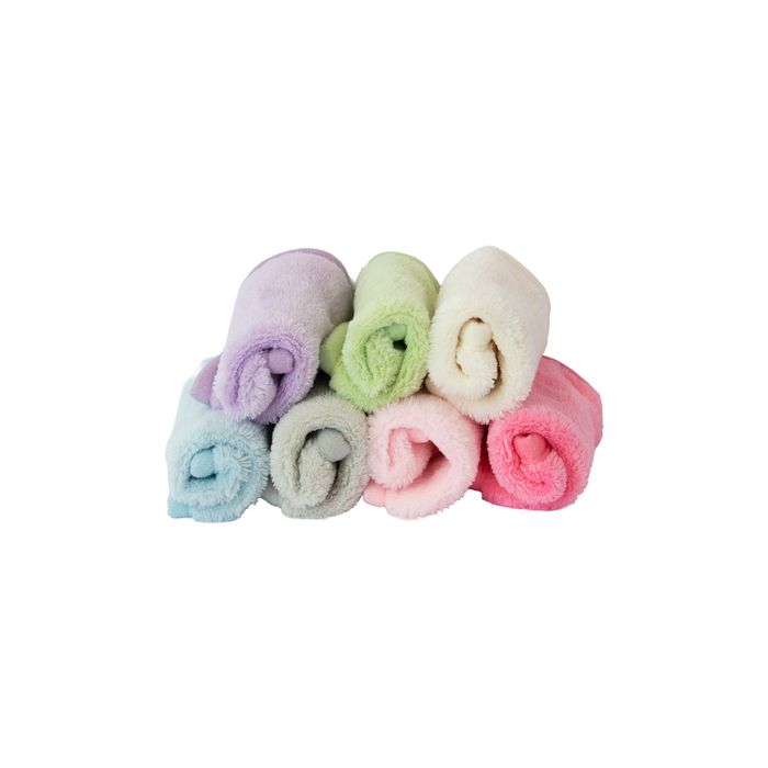 7 Days of Beauty Makeup Removing Cloths - Pastel