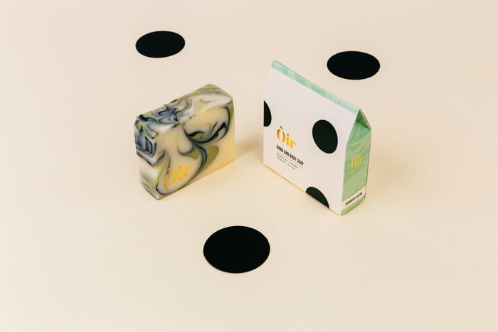 Peppermint, lavender, patchouli, tea tree hand & body soap