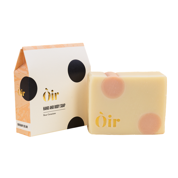 Rose geranium hand & body soap
