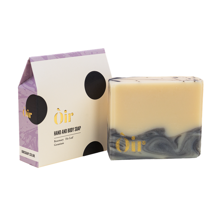 Rosemary, ho leaf, geranium hand & body soap