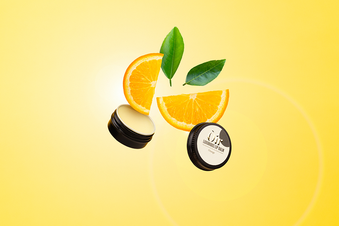 Luxurious lip balm - orange