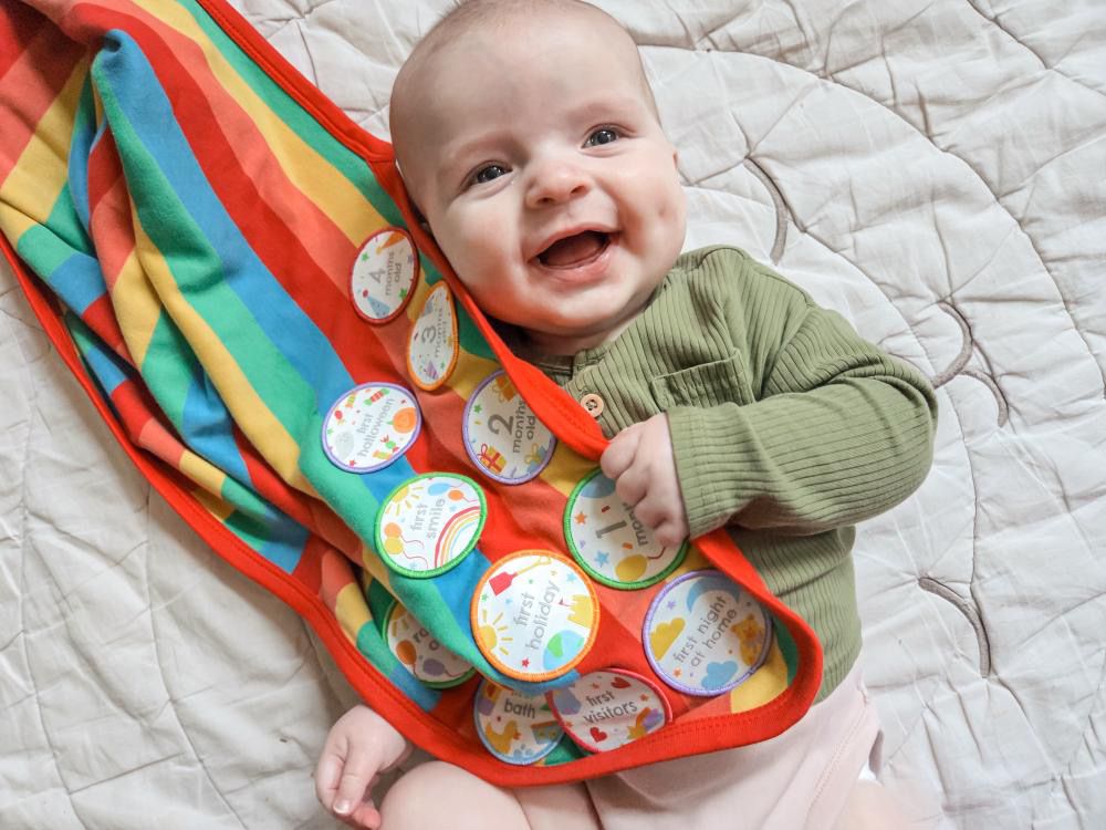 Inch Stones Baby Milestone Patches
