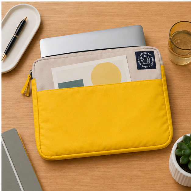 Recycled Ocean Bound Plastic Laptop case