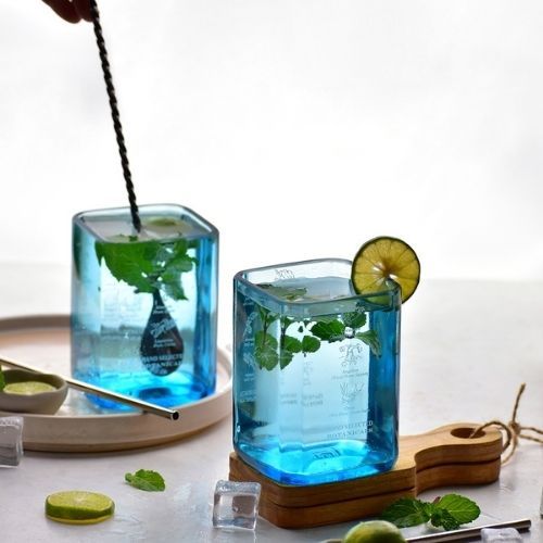 Bombay Sapphire Upcycled Drinking Glass
