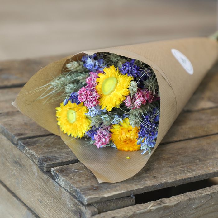 Colourful Dried Flower Bouquet