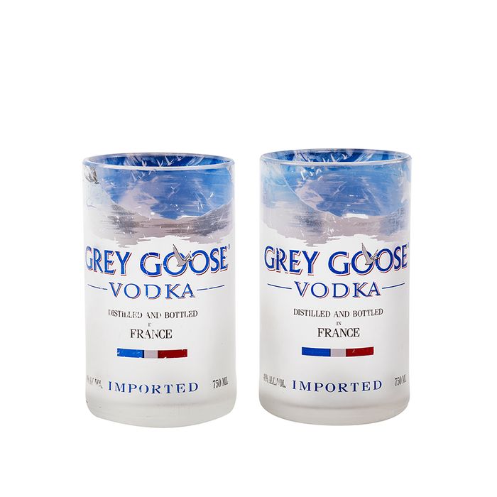 Grey Goose Upcycled Drinking Glass