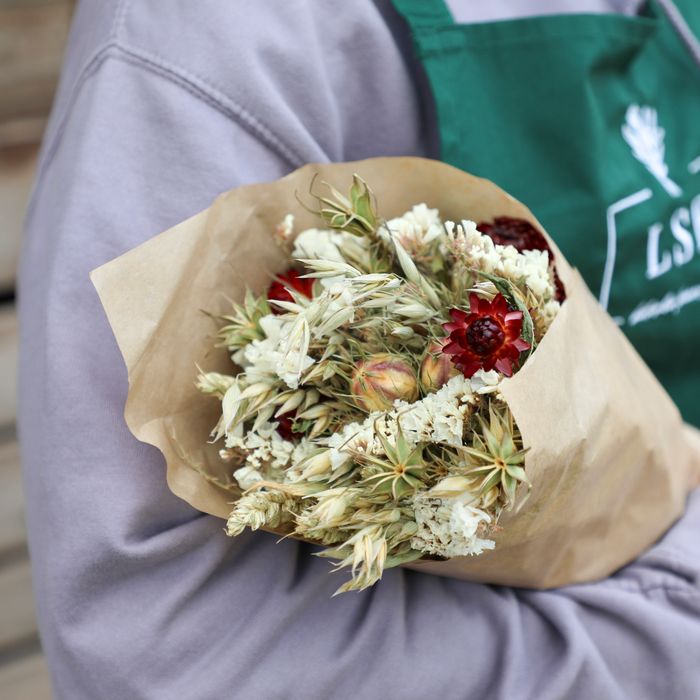 Christmas Dried Flower Bouquet