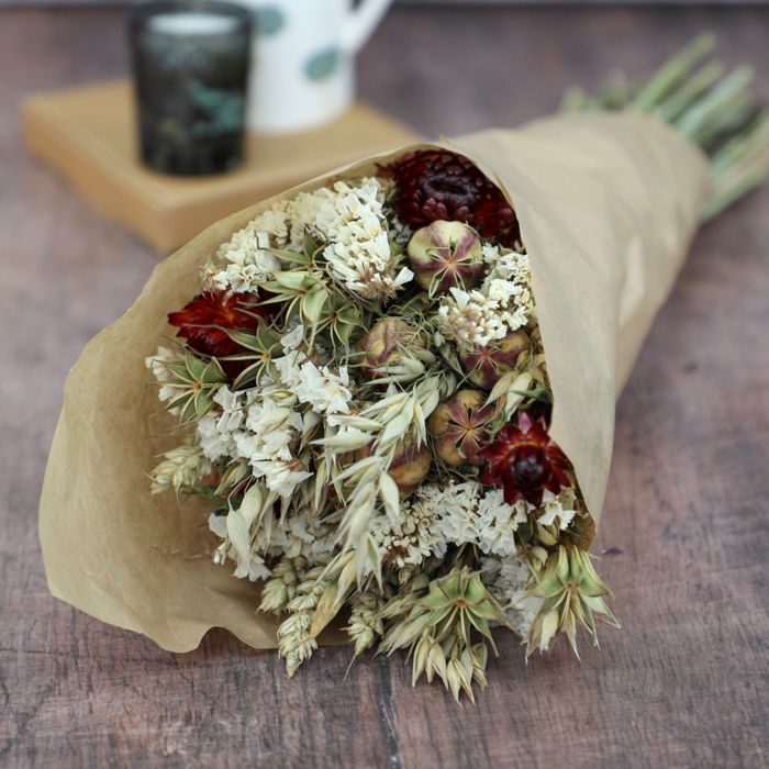 Christmas Dried Flower Bouquet