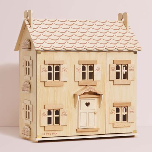 Marie's Natural Wood Doll House