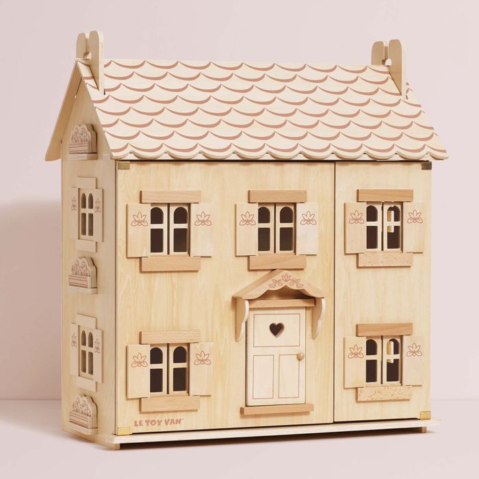 Marie's Natural Wood Doll House