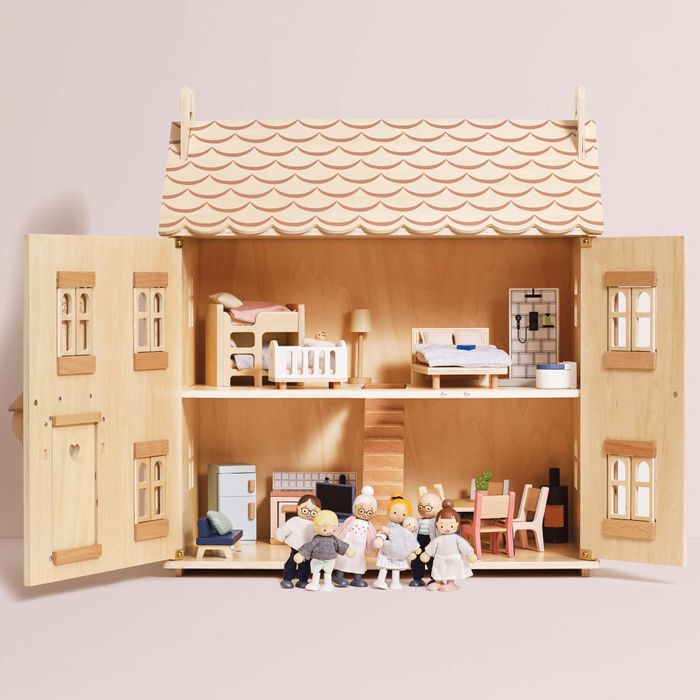 Marie's Natural Wood Doll House