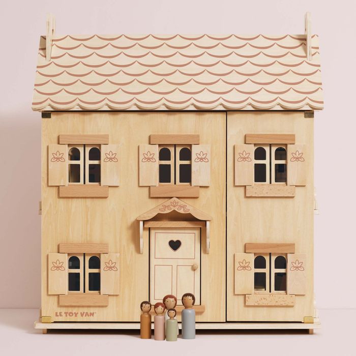 Marie's Natural Wood Doll House