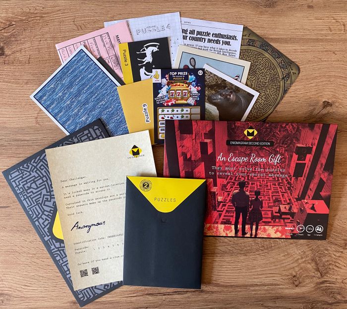 The Enigmagram 2nd Ed: A Puzzle Game Greeting Card