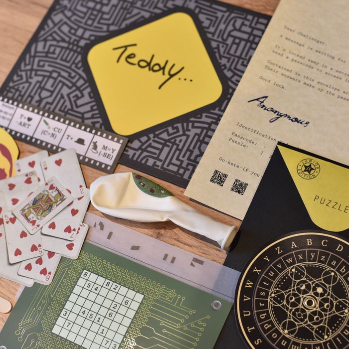 The Enigmagram Junior Edition: A Puzzle Game Birthday Card for Kids Aged 7-12