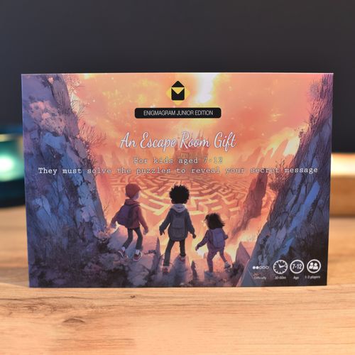 The Enigmagram Junior Edition: A Puzzle Game Birthday Card for Kids Aged 7-12