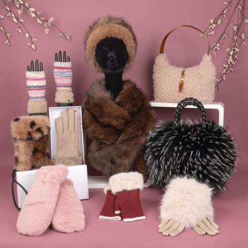 Equilibrium Faux Fur Fashion Accessories