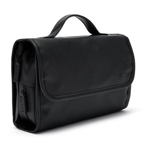 'Emma' 3-in-1 Hanging Wash Bag in Black