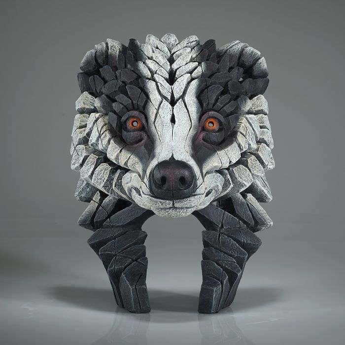 Edge Sculpture - Badger Bust