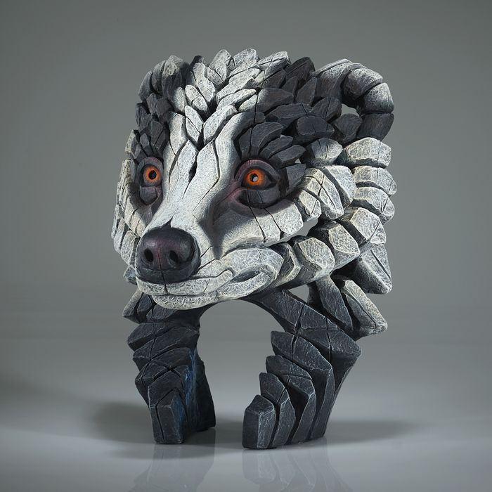 Edge Sculpture - Badger Bust
