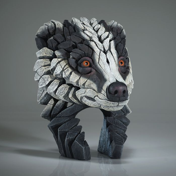 Edge Sculpture - Badger Bust