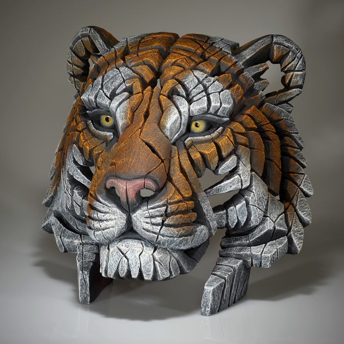 Edge Sculpture - Tiger Bust