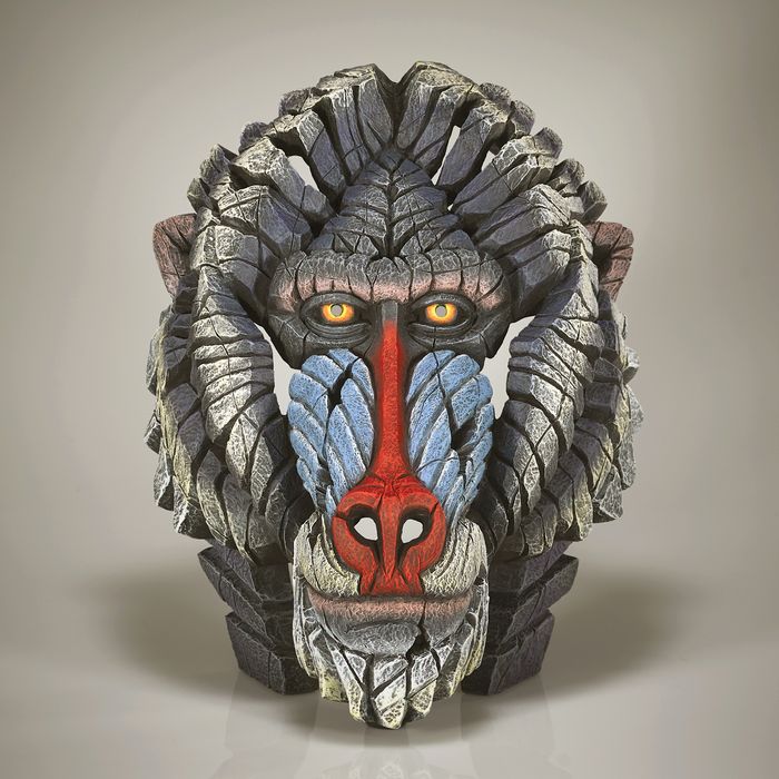 Edge Sculpture - Mandrill Bust