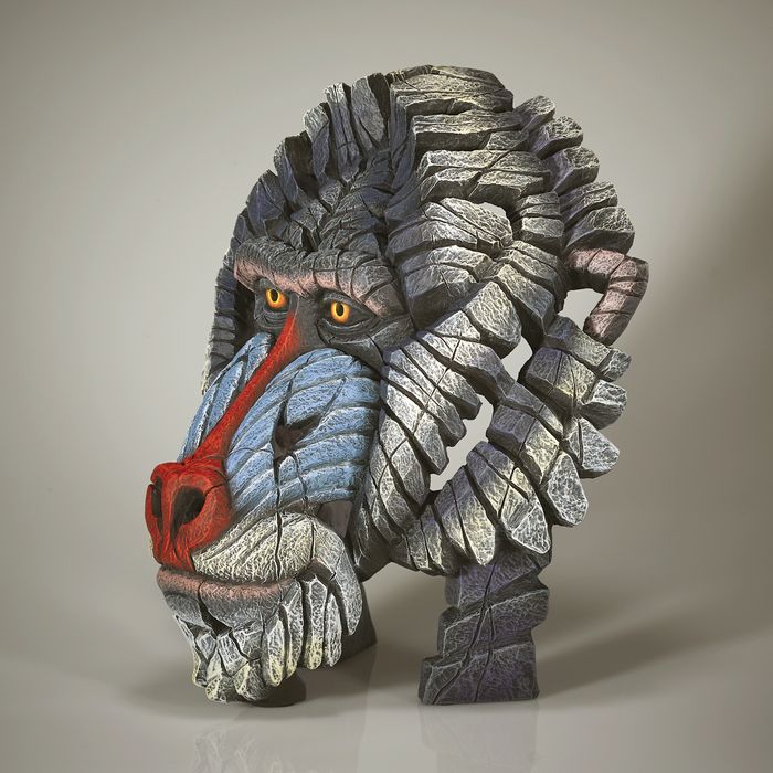 Edge Sculpture - Mandrill Bust