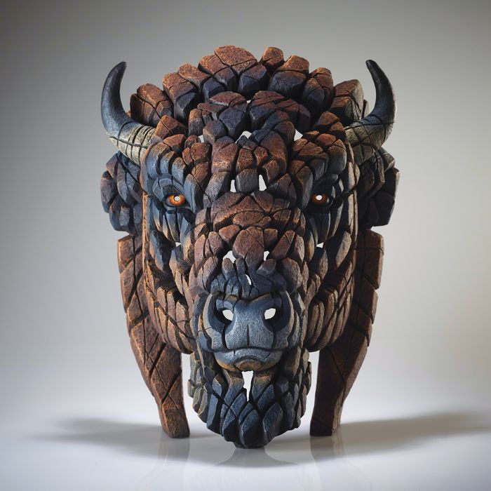 Edge Sculpture - Bison Bust