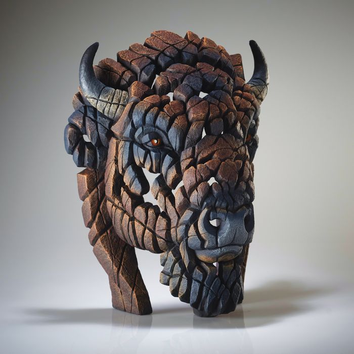 Edge Sculpture - Bison Bust