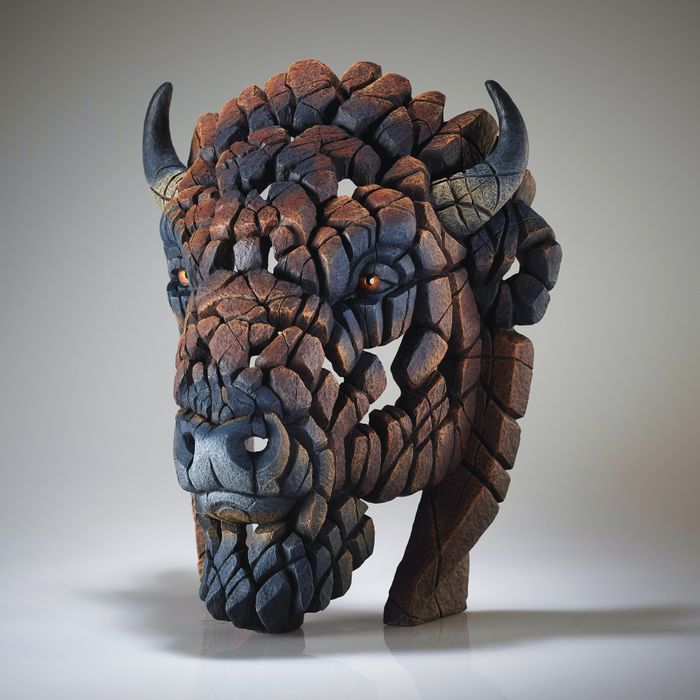 Edge Sculpture - Bison Bust
