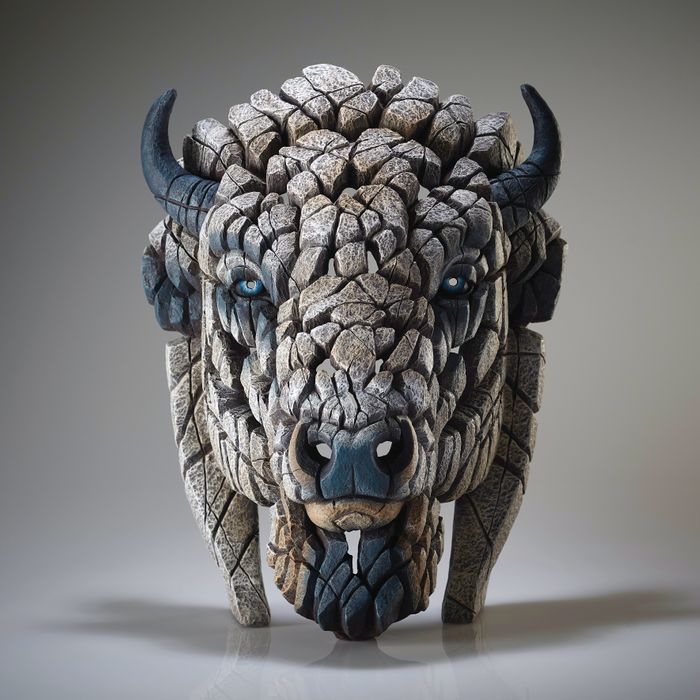 Edge Sculpture - Bison Bust